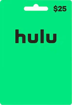 Front. Hulu - $25 Gift Card.