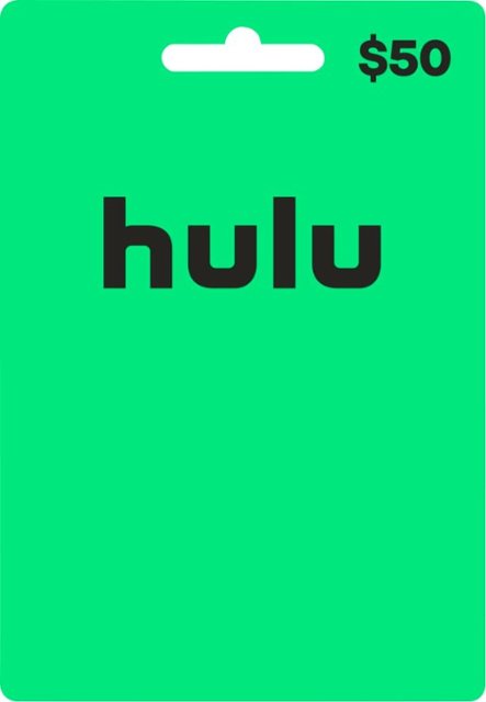 Front. Hulu - $50 Gift Card.