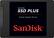 Front. SanDisk - PLUS 120GB Internal SATA Solid State Drive - Black.