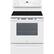 Front. Frigidaire - Gallery 5.4 Cu. Ft. Self-Cleaning Freestanding Electric Convection Range - White.