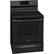 Angle. Frigidaire - Gallery 5.4 Cu. Ft. Self-Cleaning Freestanding Electric Convection Range - Black.