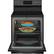 Alt View 12. Frigidaire - Gallery 5.4 Cu. Ft. Self-Cleaning Freestanding Electric Convection Range - Black.