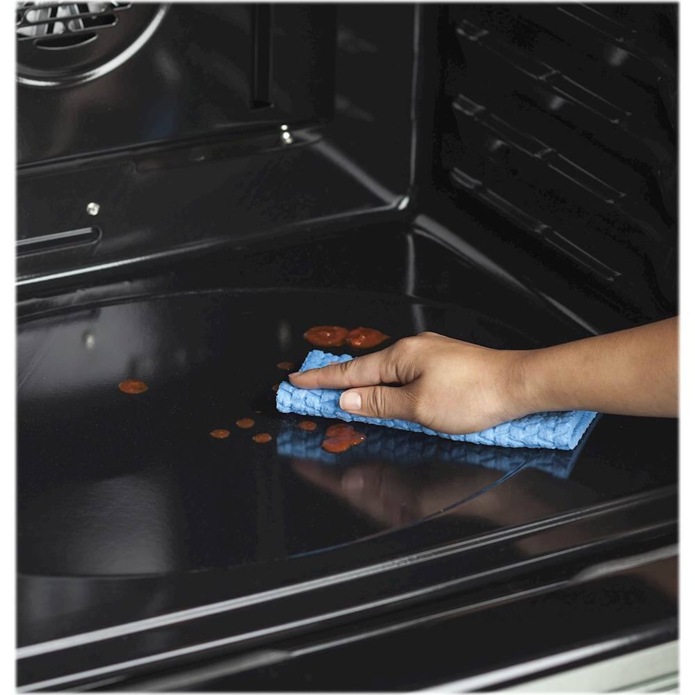 Best Buy GE 5.3 Cu. Ft. Freestanding Electric Convection Range Black