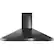 Front. GE - 36" Convertible Range Hood - Black stainless steel.