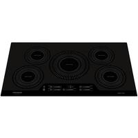 Frigidaire - Gallery 36" Electric Induction Cooktop - Black - Front_Zoom