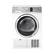 Front. Fisher & Paykel - 4.0 Cu. Ft. Stackable Electric Dryer with Ventless Drying - White.