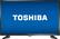 Front. Toshiba - 32" Class - LED - 720p - HDTV - Black.