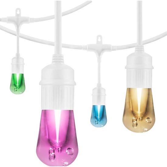 Enbrighten Caf Vintage Seasons LED Lights 48 feet 24 bulbs