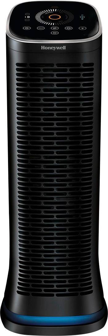 Honeywell - AirGenius 6 Smart Tower 260 Sq. Ft. Air Purifier - Black