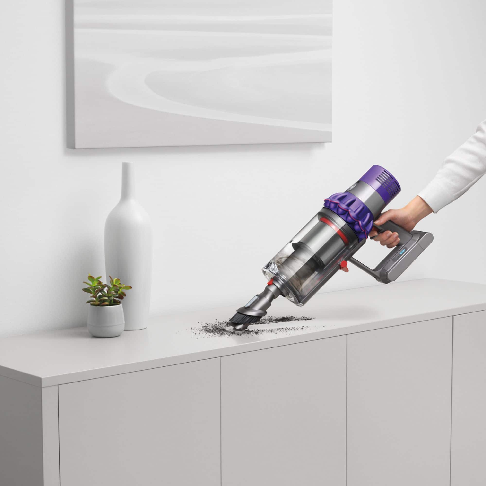 Alt View 14. Dyson - Cyclone V10 Animal Cord-Free Stick Vacuum - Purple.