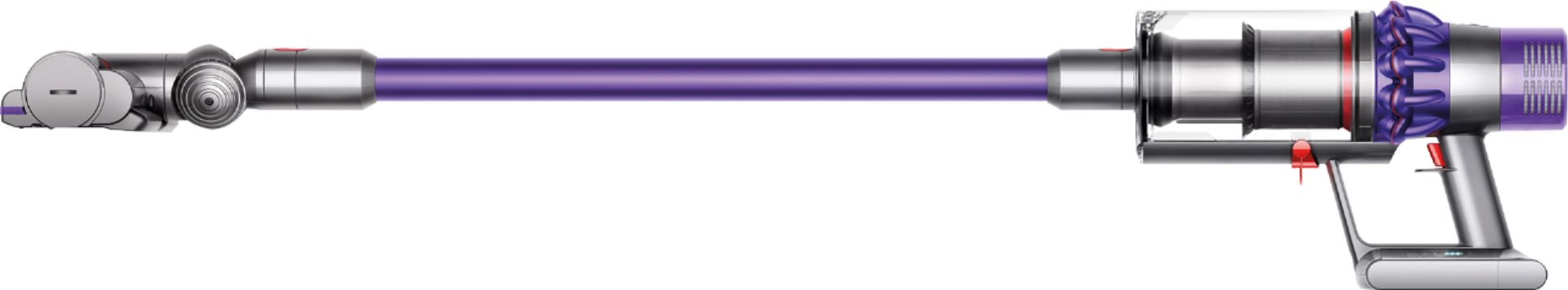Left View: Dyson - Cyclone V10 Animal Cord-Free Stick Vacuum - Purple