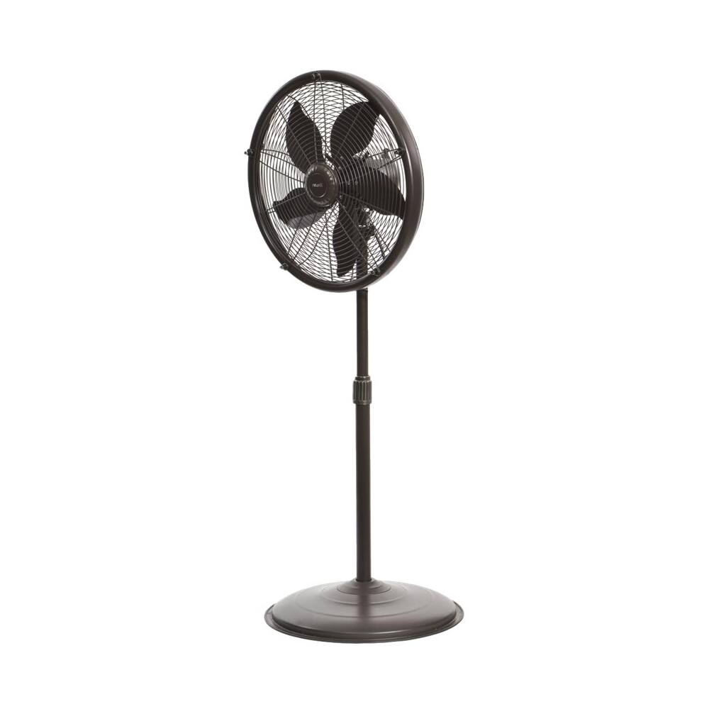 Alt View 11. NewAir - 18" Oscillating Pedestal Misting Fan - Dark Brown.