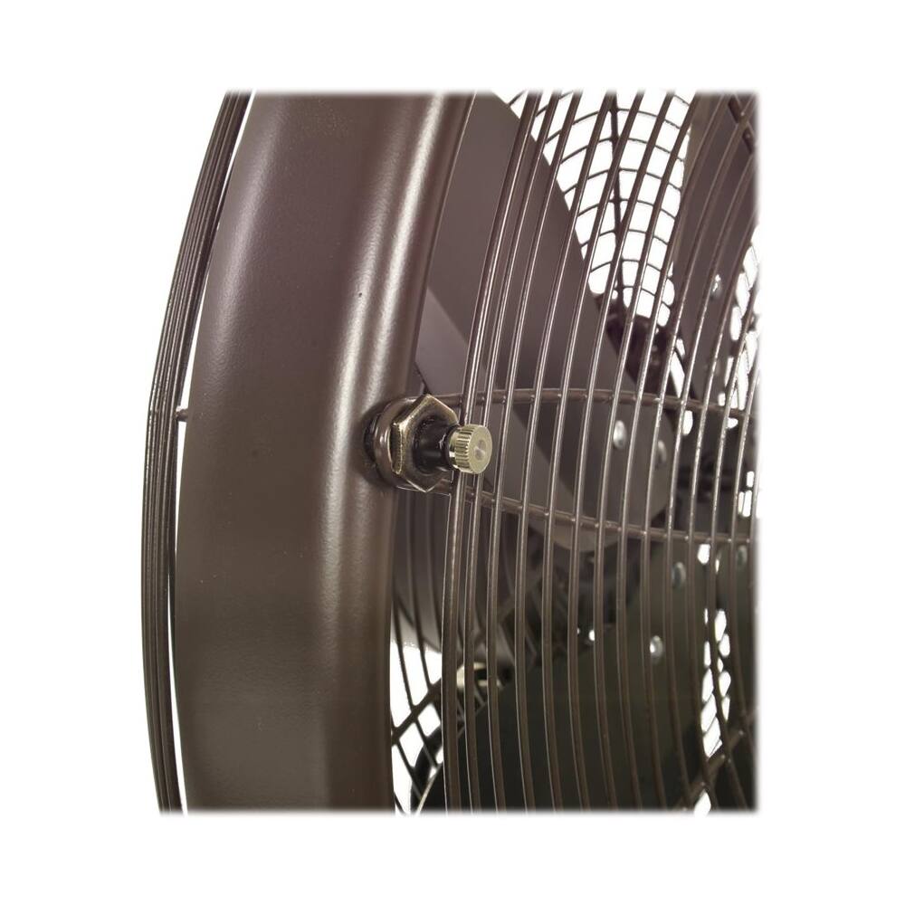 Alt View 12. NewAir - 18" Oscillating Pedestal Misting Fan - Dark Brown.