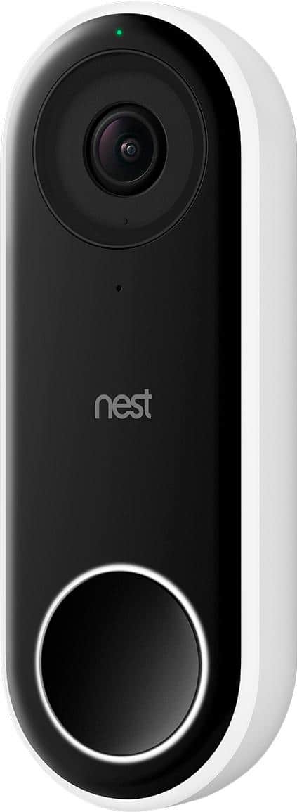 Angle. Google - Nest Doorbell (Wired) Smart Wi-Fi Video Doorbell.
