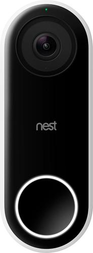 Google - Nest Hello Smart Wi-Fi Video Doorbell (Wired)