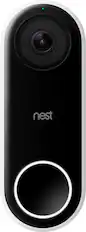 Front. Google - Nest Doorbell (Wired) Smart Wi-Fi Video Doorbell.