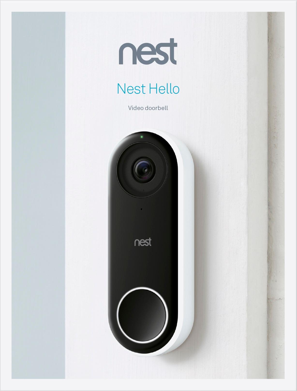 Google Nest Hello Smart Wi-Fi Video Doorbell NC5100US - Best Buy
