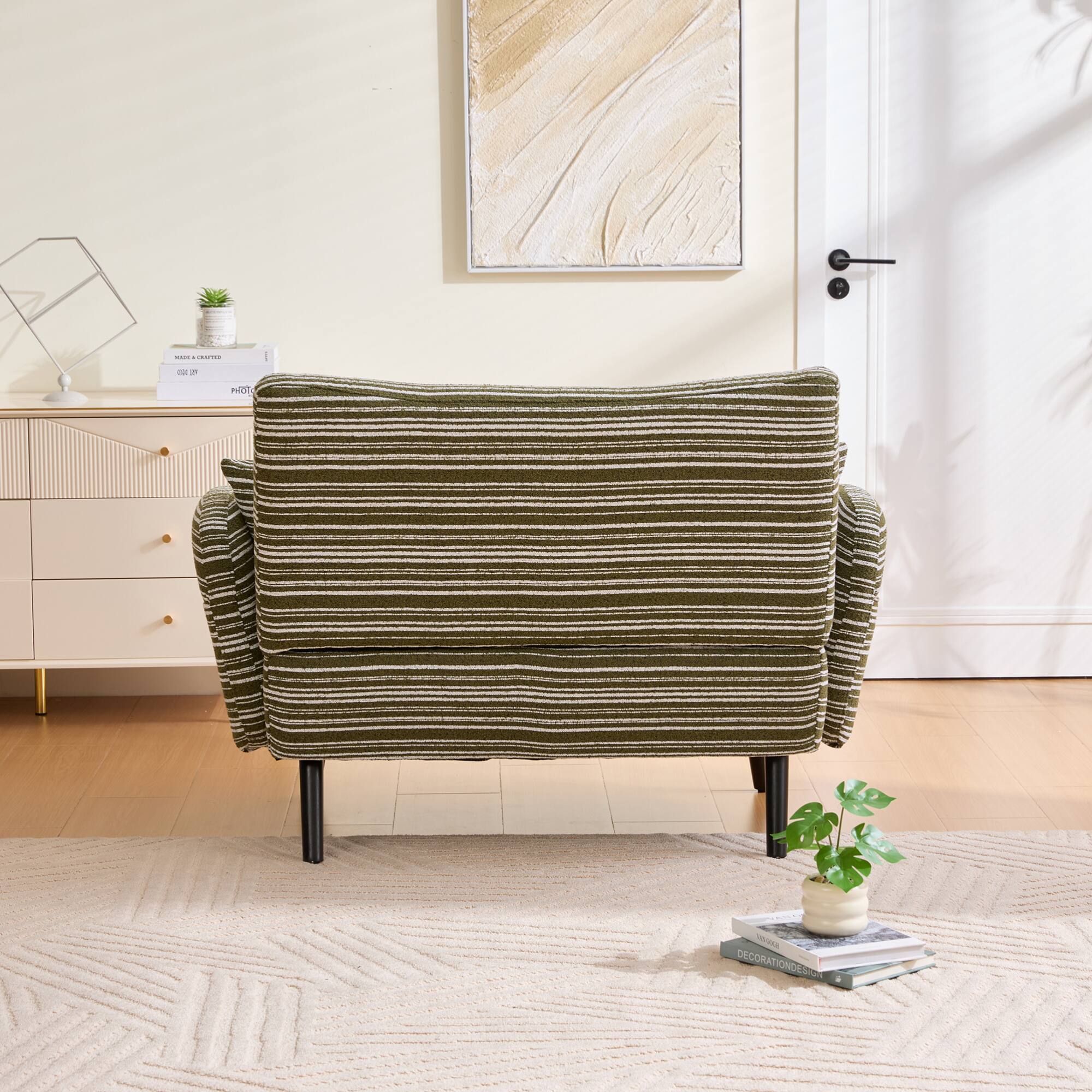 I'd like to decorate my space with some plants and books.