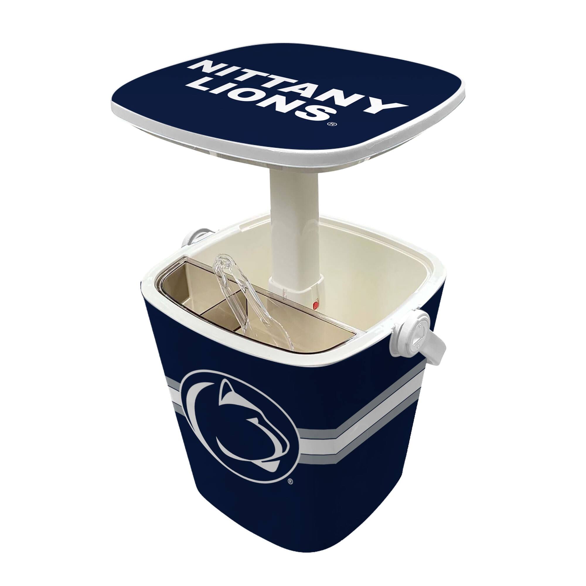 Alt View 1. Indigo Falls - Penn State Nittany Lions 16-Quart Mini Cool Bar Cooler - White.