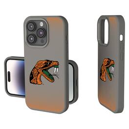 Keyscaper - NCAA - Florida A&M Rattlers Linen Logo iPhone Soft Touch Case - 15 - Gray
