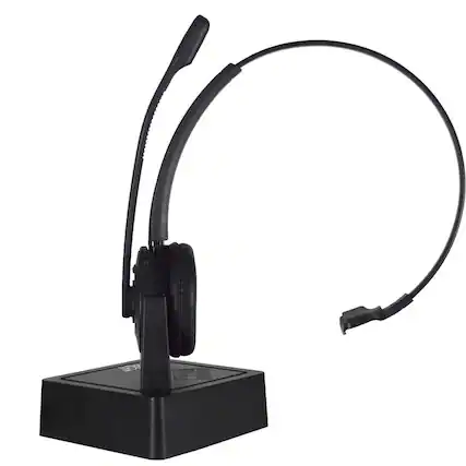 Front. Spracht - ZūM Maestro Bluetooth Headset - Black.