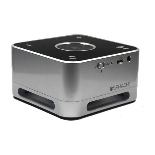 Spracht - Conference Mate Combo Portable Bluetooth Speaker - Silver
