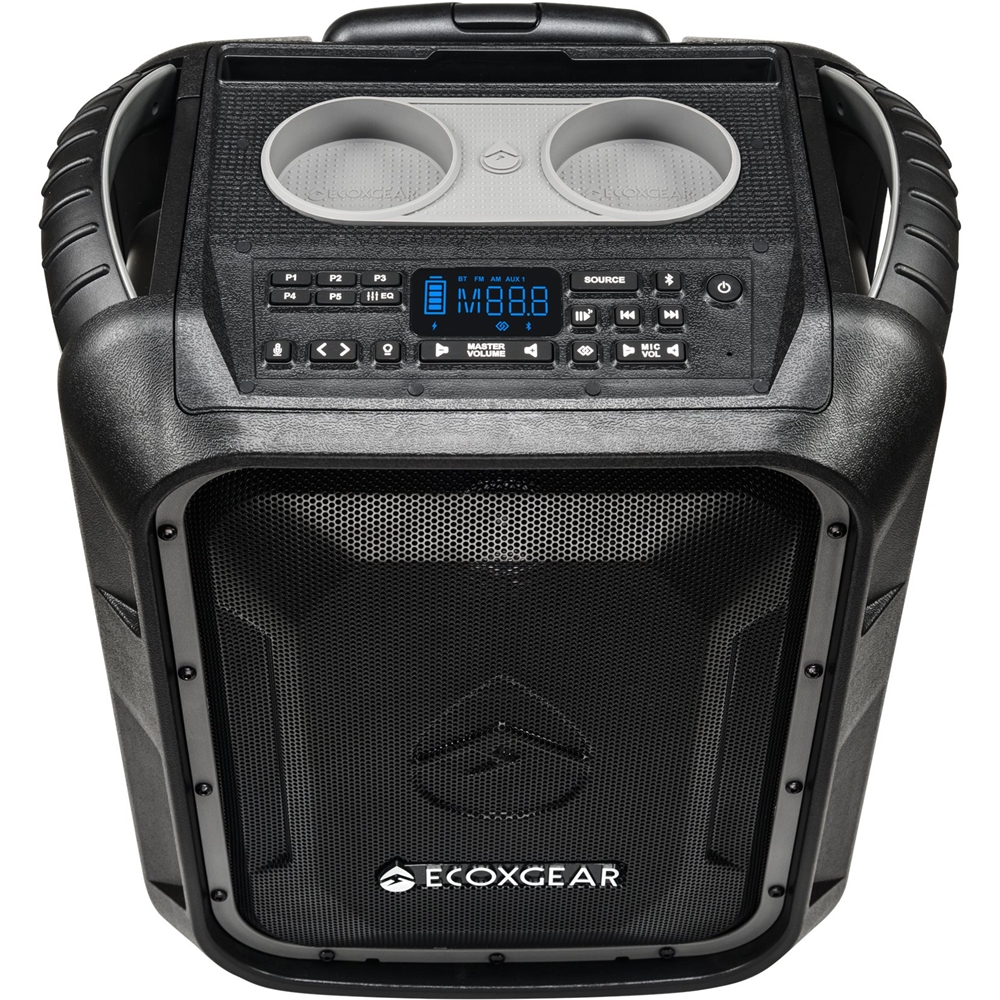 Best Buy: ECOXGEAR EcoBoulder Plus 100W 3-Way PA Speaker Gray GDI