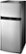 Left Zoom. Insignia™ - 4.3 Cu. Ft. Mini Fridge with Top Freezer - Stainless steel.