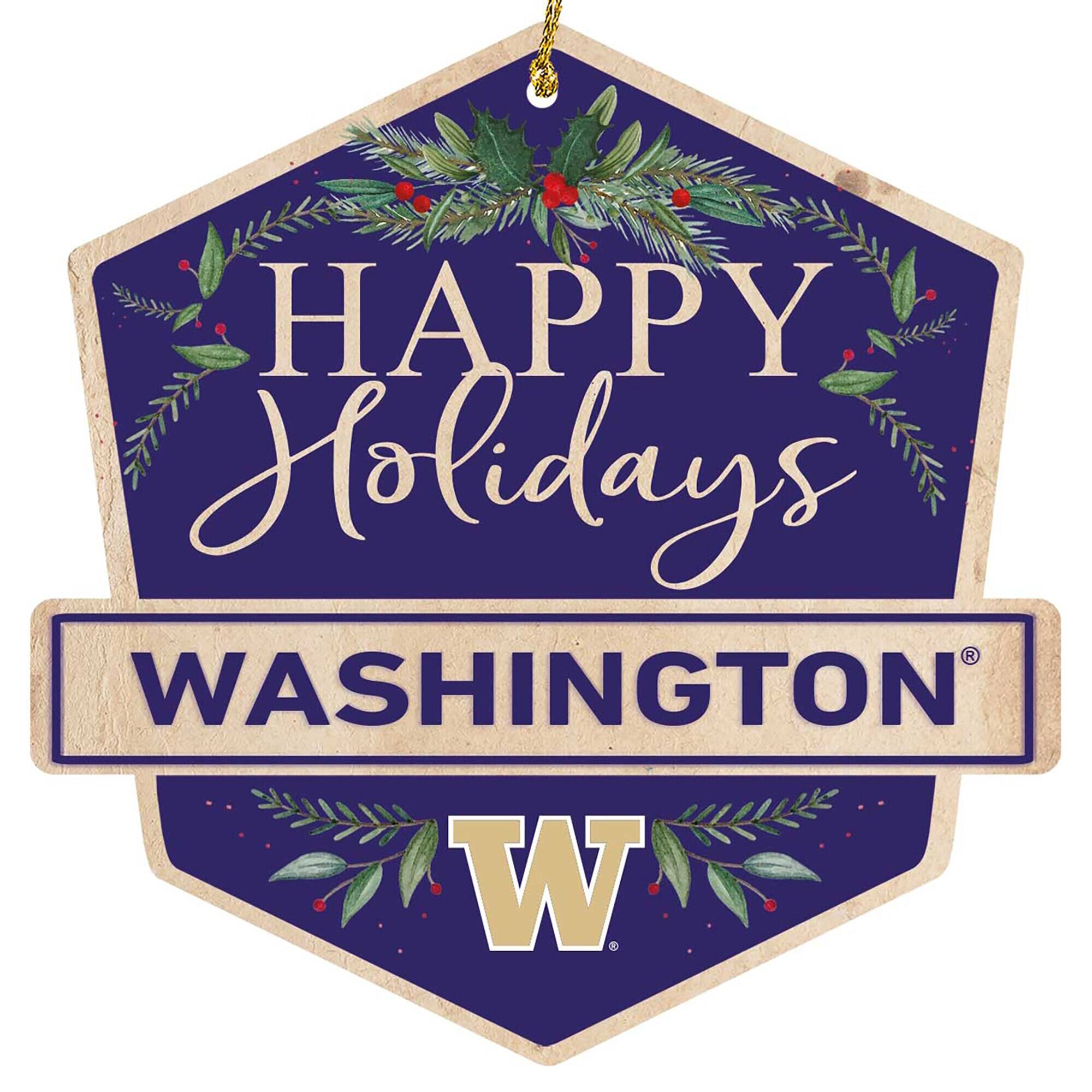 HAPPY Holidays  
WASHINGTON  
W