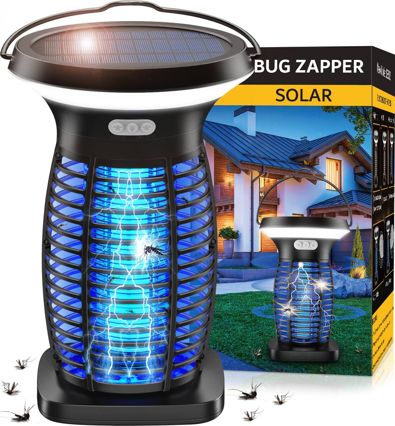 BUG ZAPPER SOLAR  
AUTO ON/OFF  
New Version