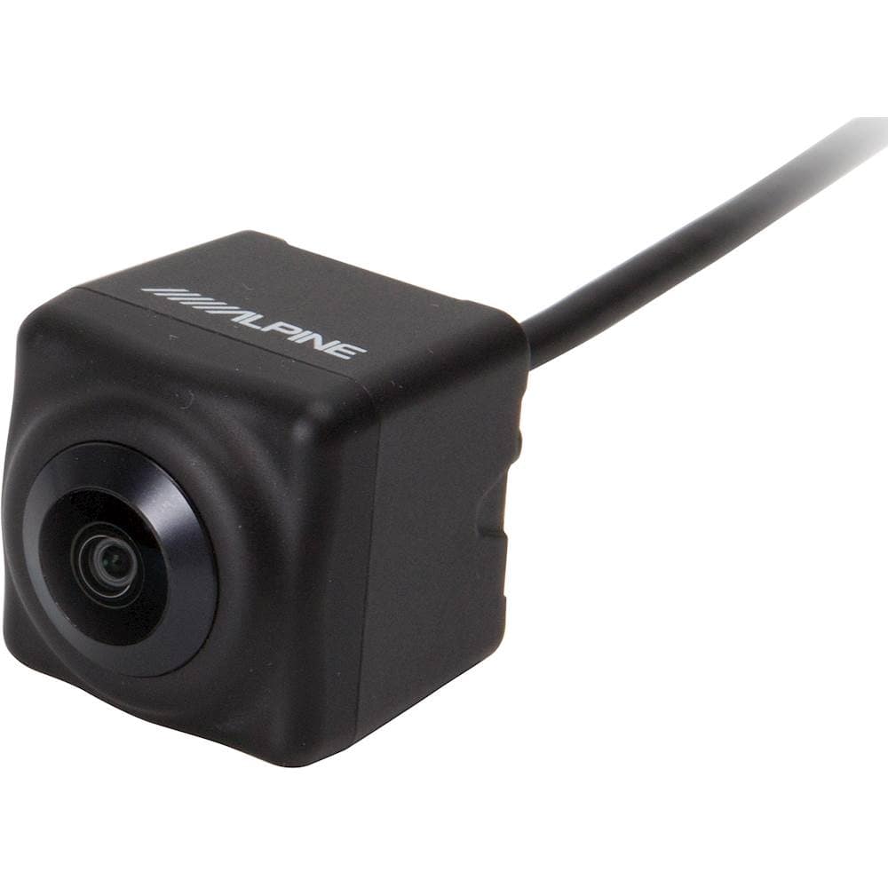Front. Alpine - HCE-C2100RD Back-Up Camera - Black.