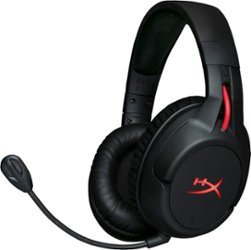 HyperX - Cloud Flight Wireless Stereo Gaming Headset for PC, PS5, and PS4 - Black - Angle_Zoom