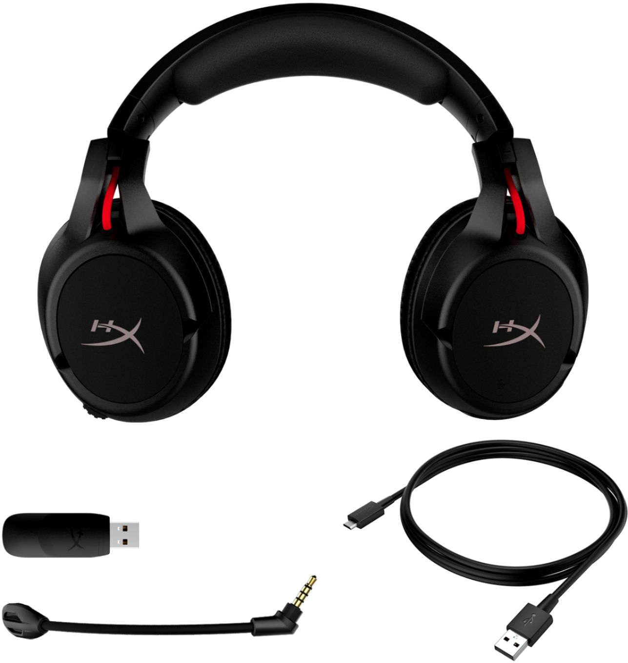 Hyperx Cloud Flight Wireless Stereo Gaming Headset For Pc Ps4 Black Hx Hscf Bk Am Best Buy