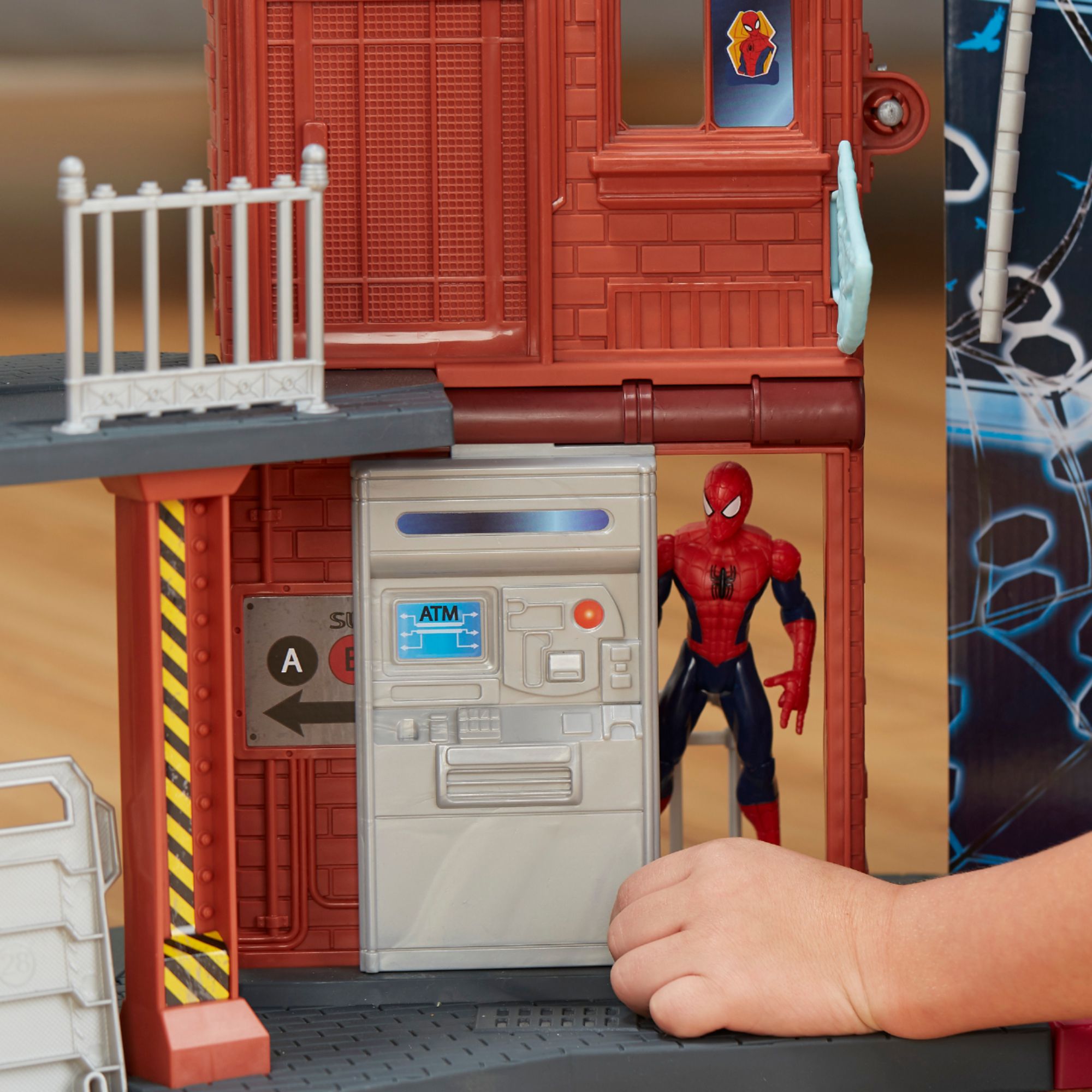 Best Buy Hasbro Marvel SpiderMan Mega City Playset Multi