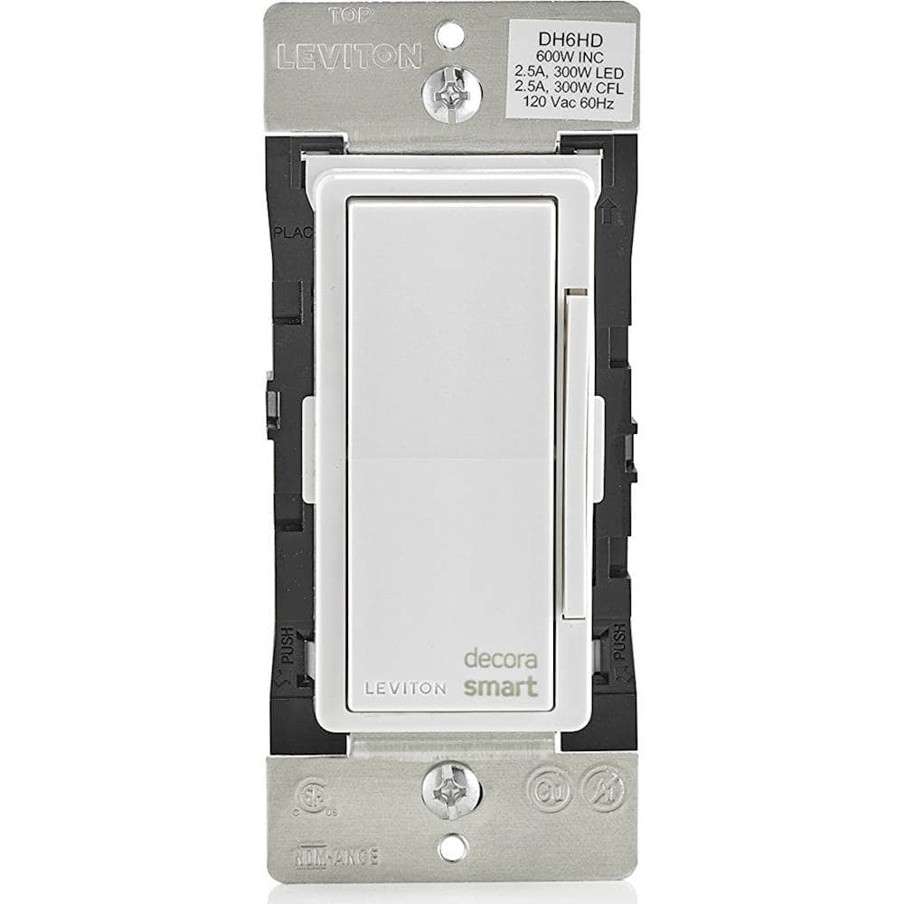 Best Buy: Leviton 600W Decora Smart™ Dimmer with HomeKit™ Technology ...