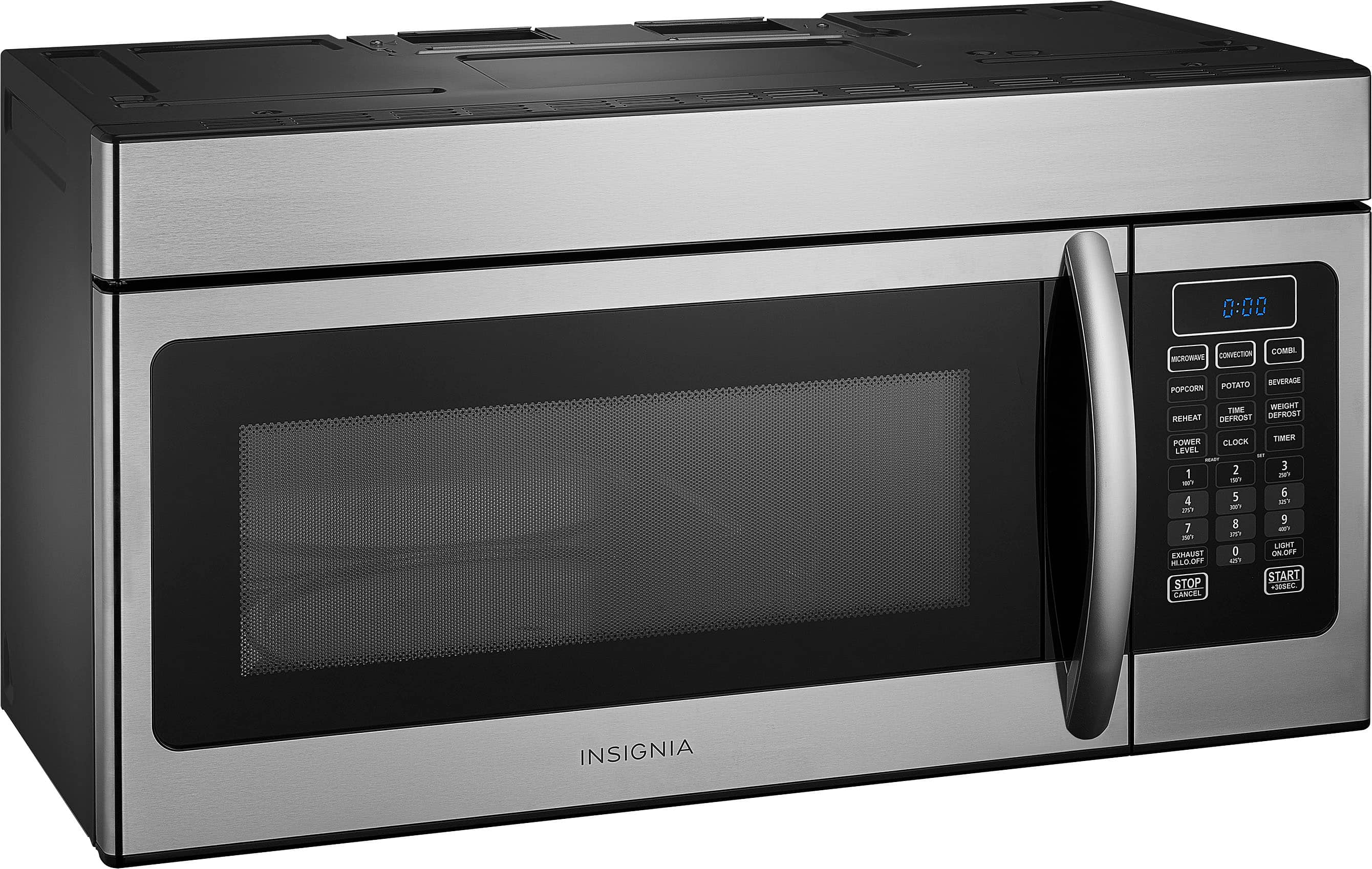 insignia 1.5 cu ft convection over the range microwave