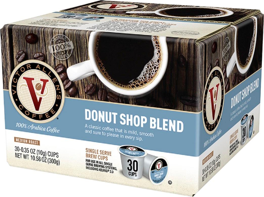 Victor Allen's Coffee Donut Shop Blend Single Serve Medium Roast