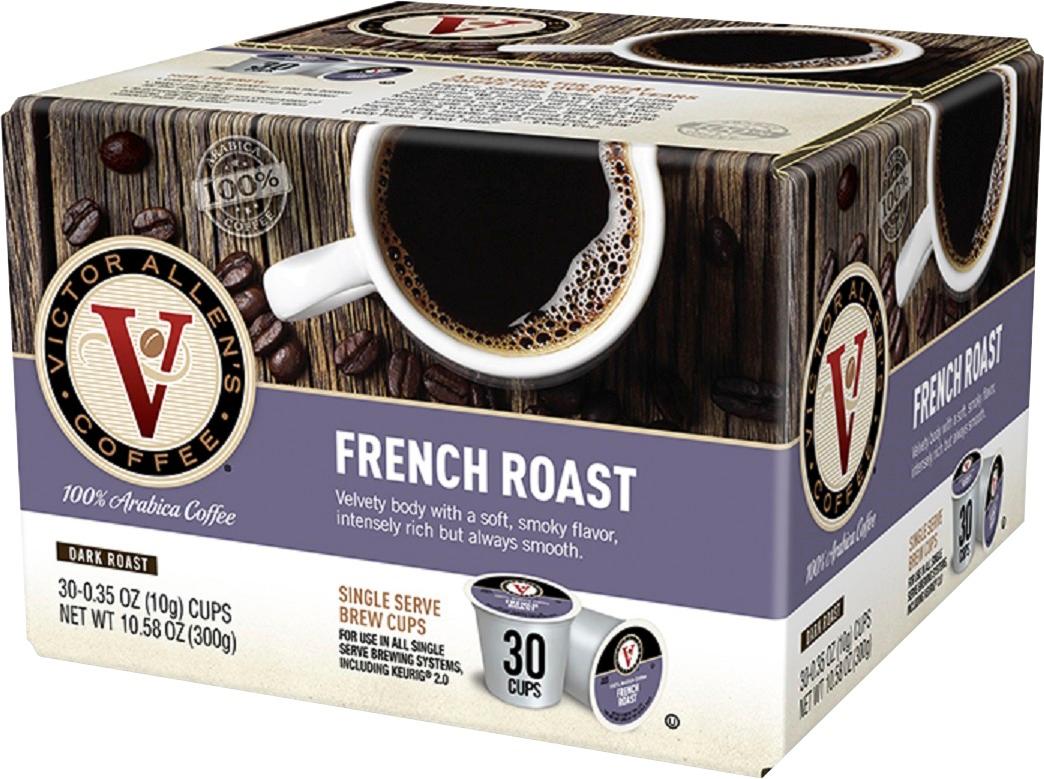 victor allen french roast k cups