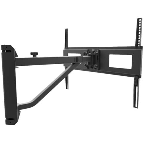 Alt View 18. Kanto - Corner TV Wall Mount for Most 40" - 60" TVs - Extends 29.8" - Black.