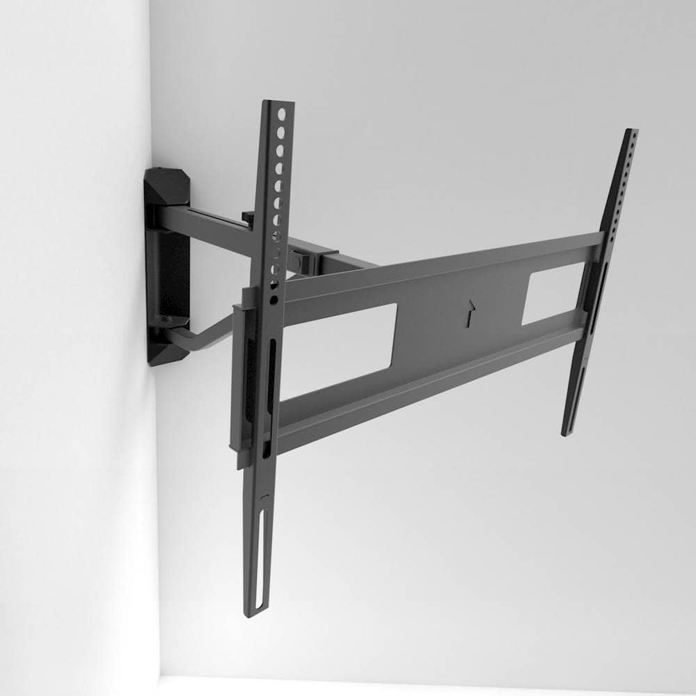 Alt View 20. Kanto - Corner TV Wall Mount for Most 40" - 60" TVs - Extends 29.8" - Black.