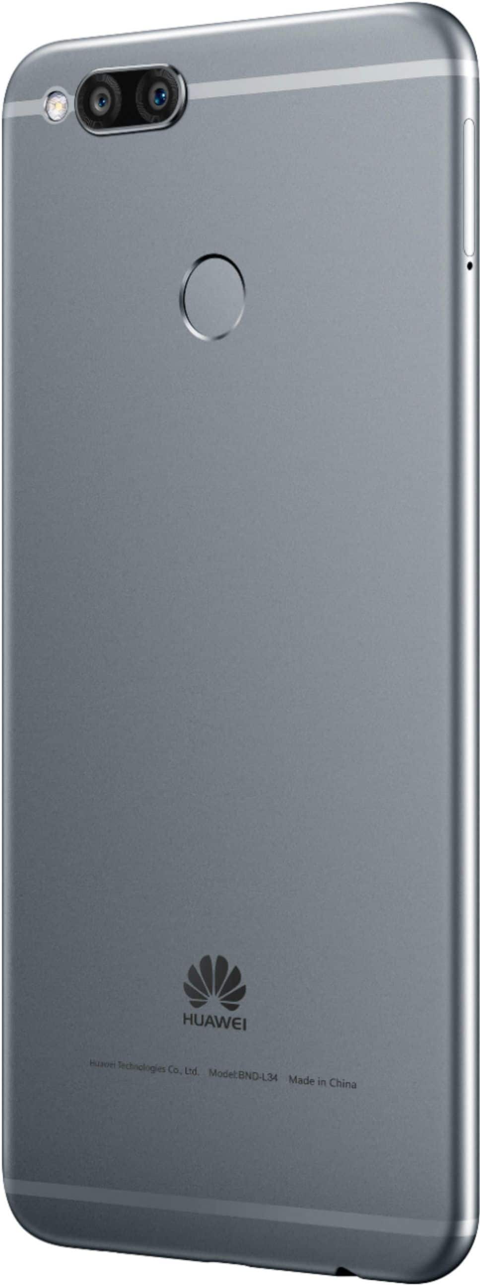 Alt View 12. Huawei - Mate SE 4G LTE with 64GB Memory Cell Phone (Unlocked) - Gray.