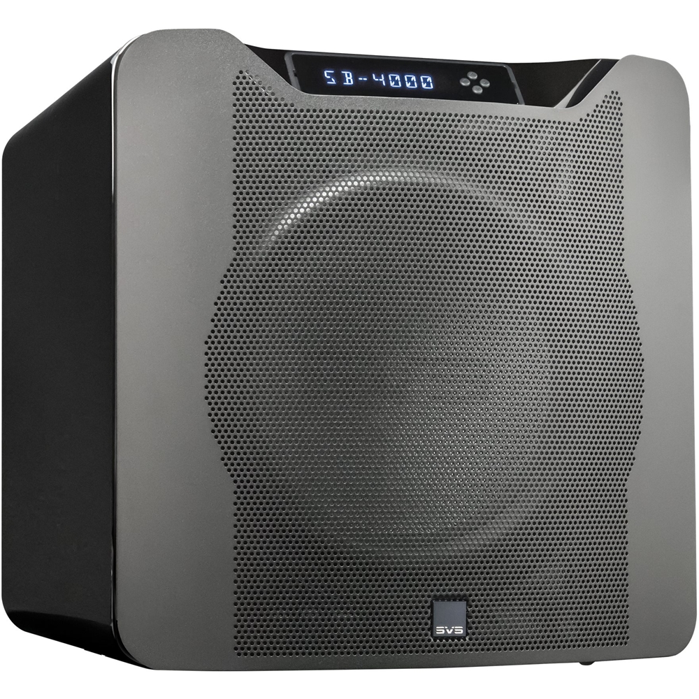 Left View: SVS - 13-1/2" 1200W Powered Subwoofer - Gloss Piano Black