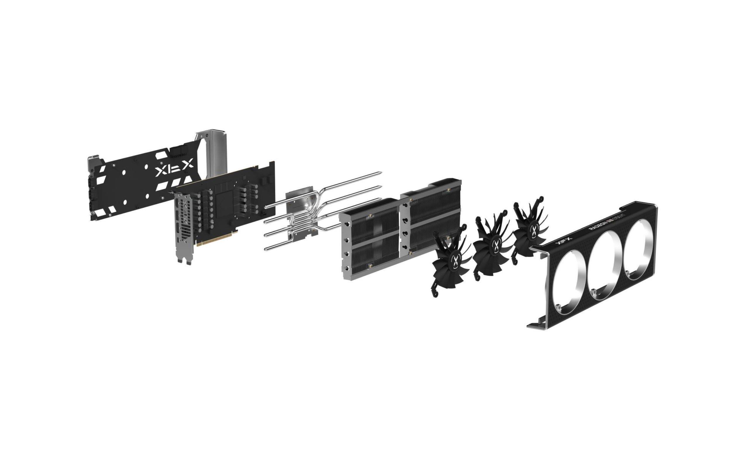 Alt View 20. XFX - SPEEDSTER QICK319 AMD Radeon RX 6750XT Core 12GB GDDR6 PCI Express 4.0 Gaming Graphics Card - Black.