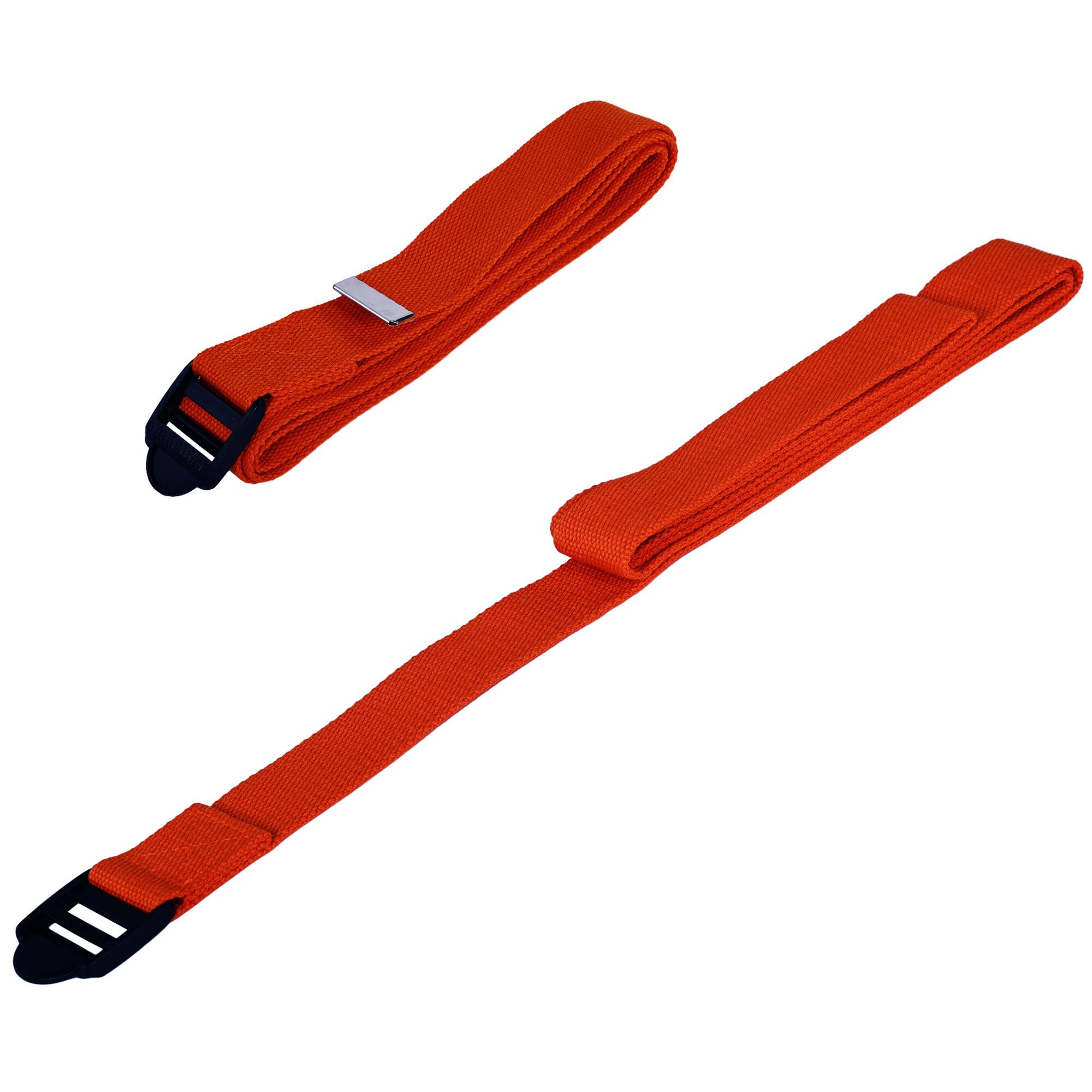 Alt View 8. BalanceFrom Fitness - BalanceFrom Fitness 7 Piece Yoga Set with Mat, Stretch Strap, & Knee Pad, Red - Red.