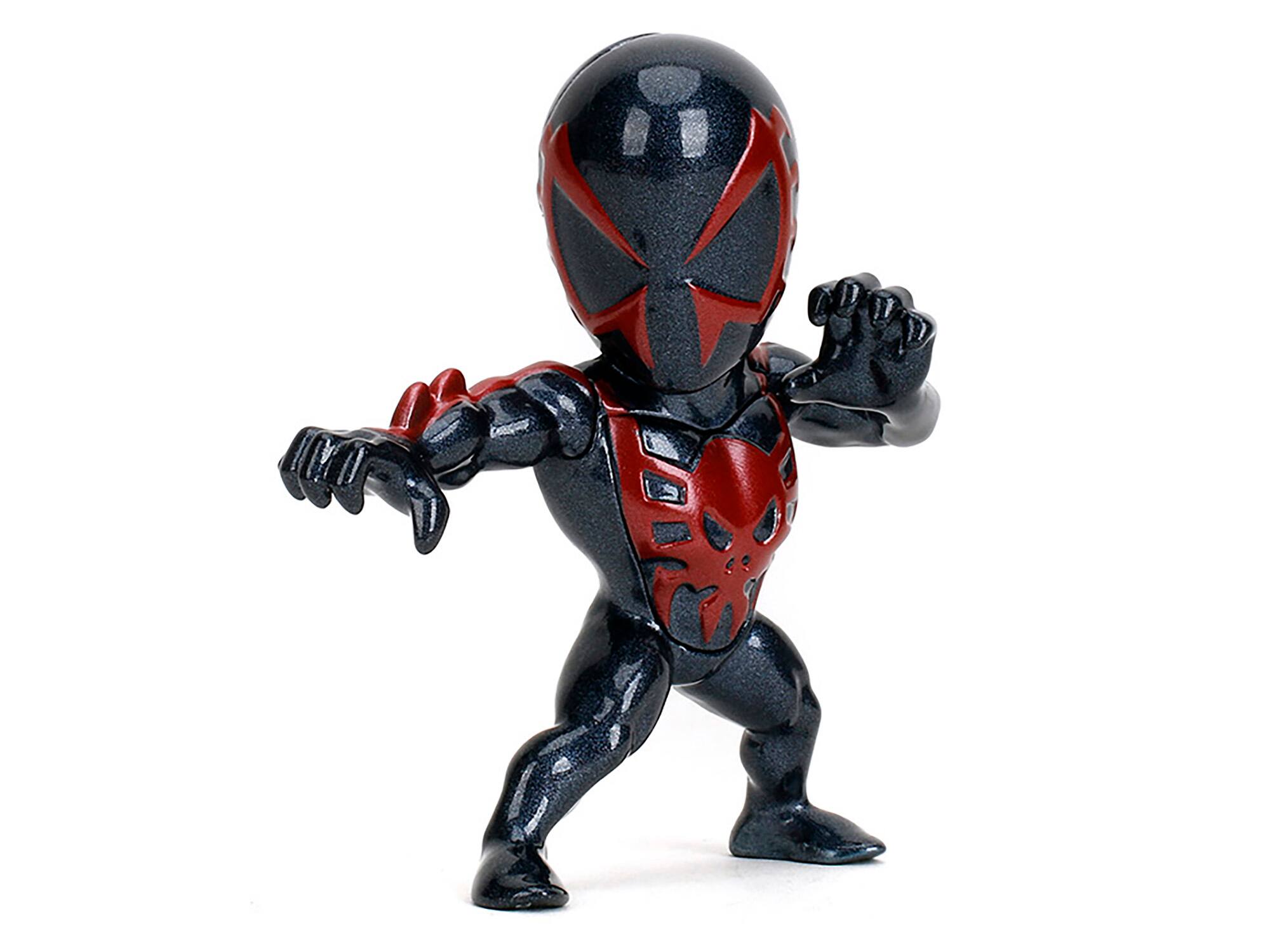 Angle. Jada - Set of 4 Diecast Figures "Spider-Man" Wave 2 "Metalfigs" Series by Jada - Multicolor.