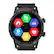 Front. 3Plus - Cruz Hybrid Smartwatch 44mm Stainless Steel - Black.