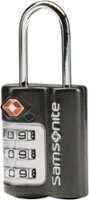 Samsonite - Travel Sentry 3-Dial Combination Lock - Black - Front_Zoom