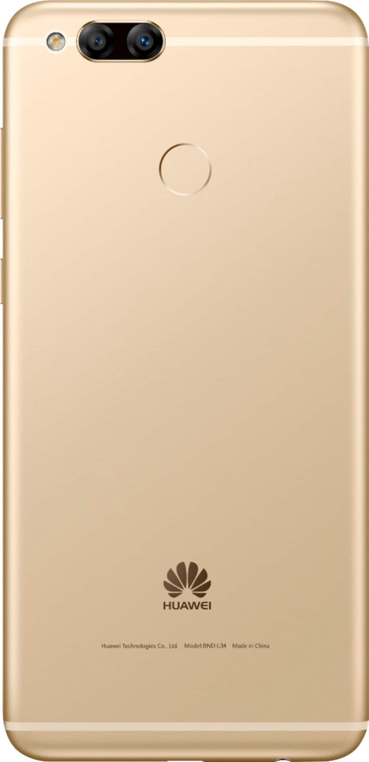 Back. Huawei - Mate SE 4G LTE with 64GB Memory Cell Phone (Unlocked) - Gold.