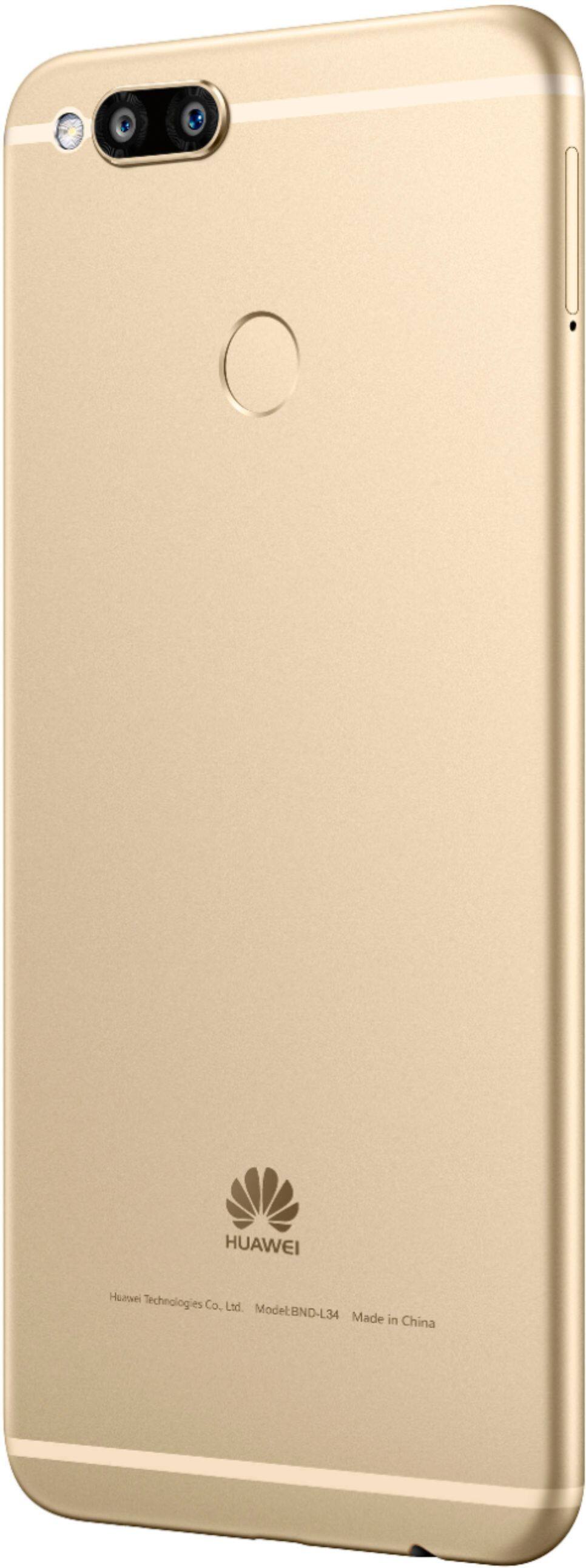 Alt View 12. Huawei - Mate SE 4G LTE with 64GB Memory Cell Phone (Unlocked) - Gold.