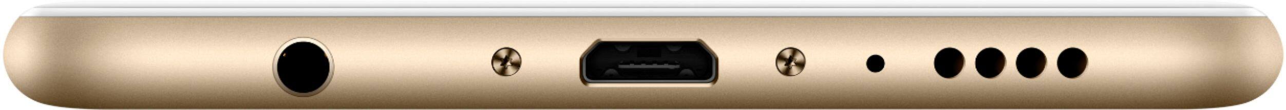 Alt View 14. Huawei - Mate SE 4G LTE with 64GB Memory Cell Phone (Unlocked) - Gold.